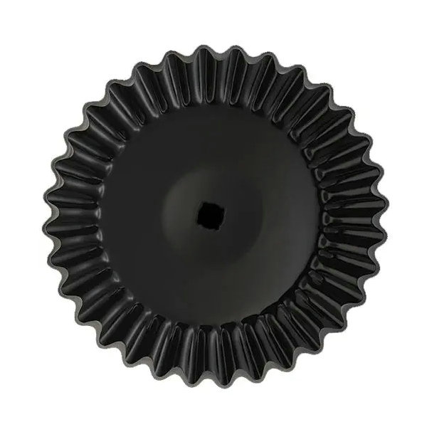 Convex disc blade
